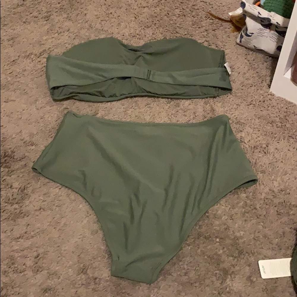 AE High Waisted Cheeky Bikini Bottoma